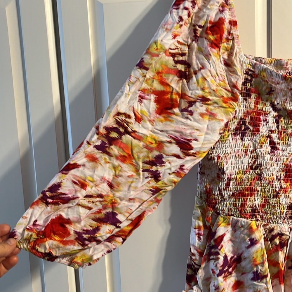 Terra Sky Smocked Dress - Picture 2 of 4